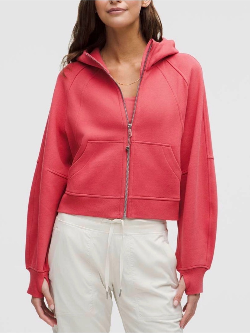 Lululemon oversized Scuba full zip hoodie, XS/S